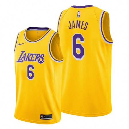 Maglia NBA Los Angeles Lakers LeBron James 6 Nike 2021-22 Icon Edition Swingman - Uomo
